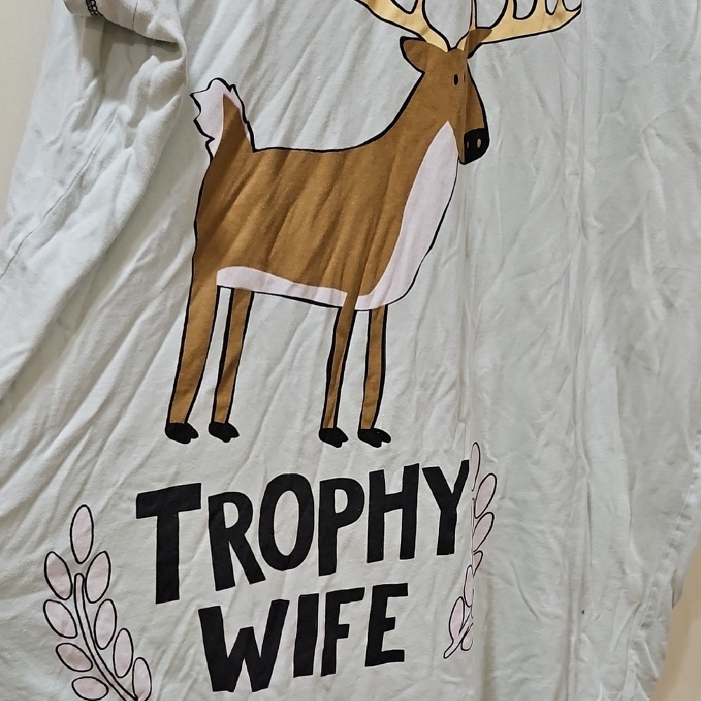 Lazy One Black and White Cotton T-Shirt